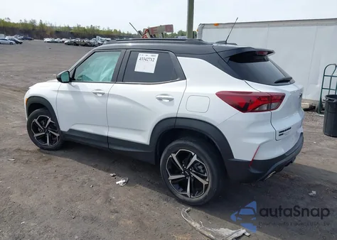 2022 Chevrolet Trailblazer Awd Rs из США, поврежденный, VIN KL79MUSL7NB132465